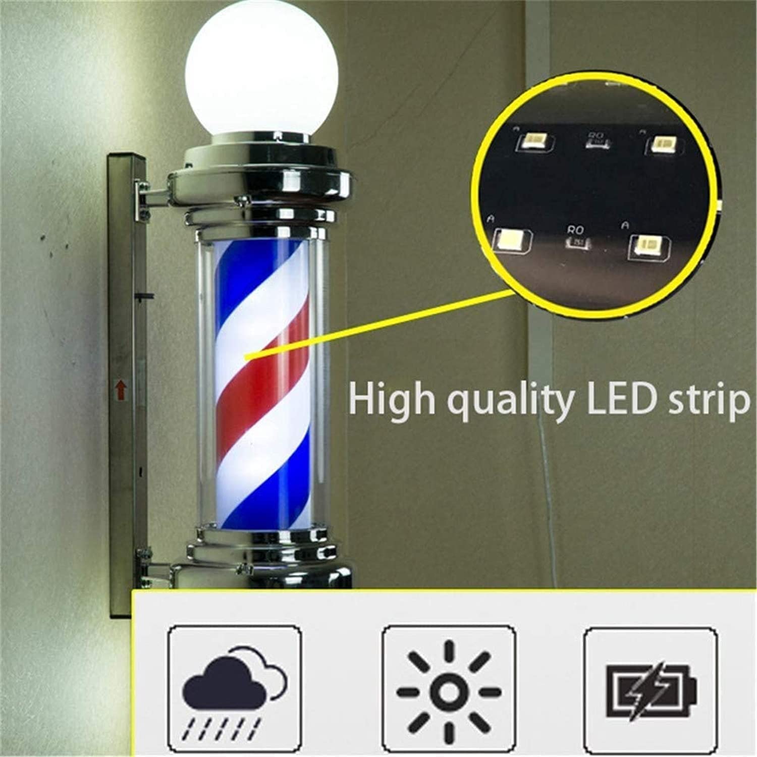 Amazon.co.jp: サインポール, バーバーポール, 理髪店ポール, 回転灯 Amazon.co.jp: サインポール, バーバーポール, 理髪店ポール, 回転灯