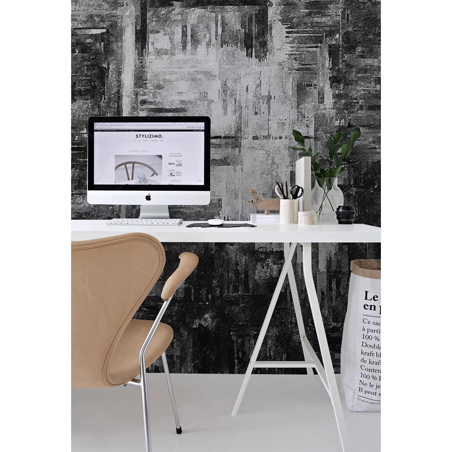 Muralo papiers peints muraux latex decoration meuble chambre salon abstrait 290x290cm