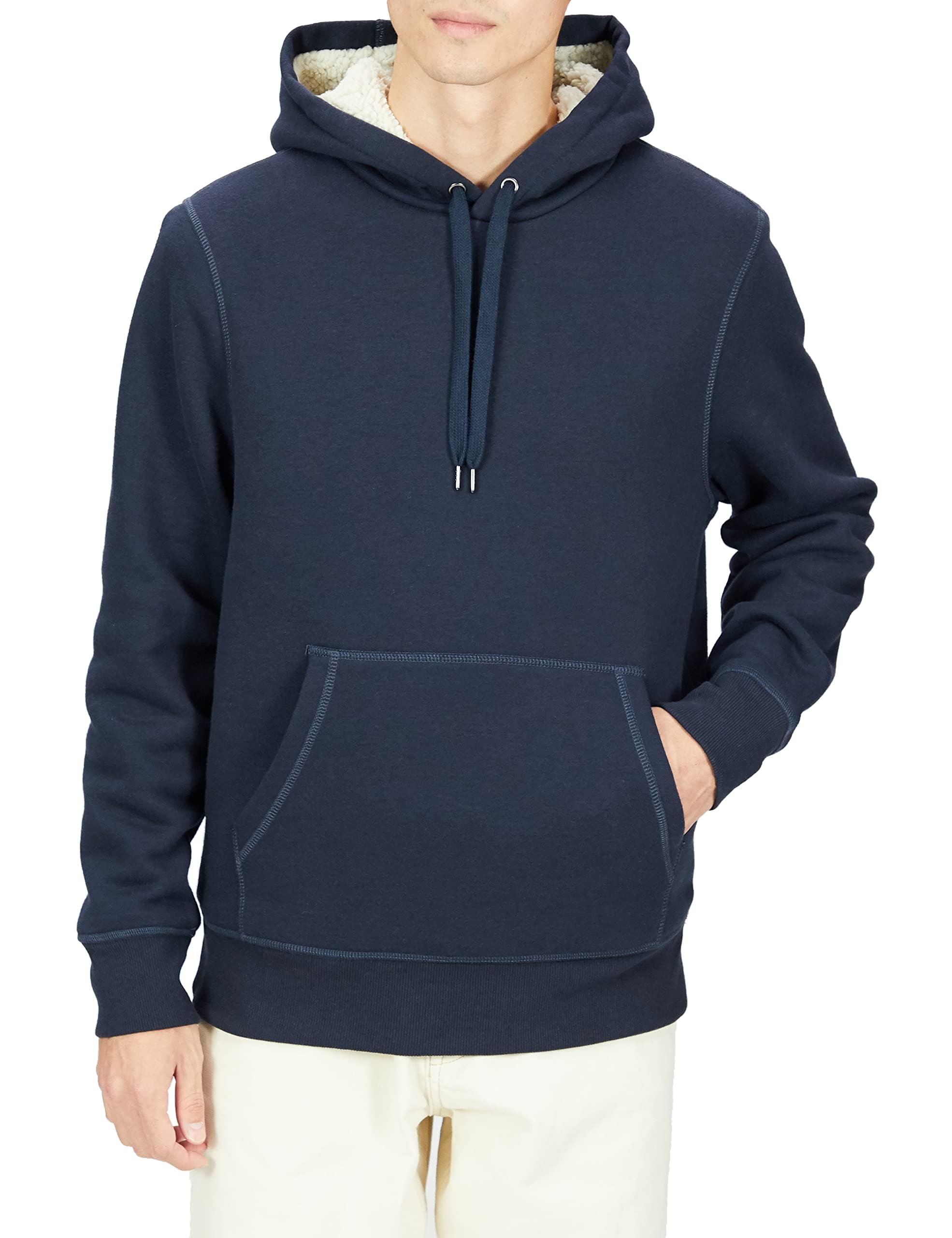 Men's Sherpa-Lined Pullover Hoodie