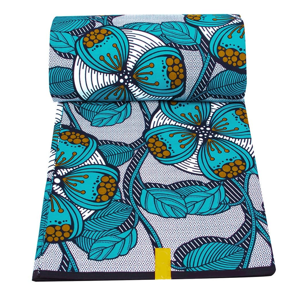 Tessuto da stampa batik nazionale africano Tessuto di cera con stampa geometrica fronte-retro in cotone nazionale africano