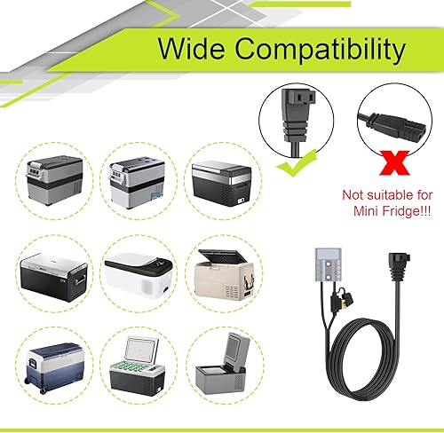 Miniatura 5 de Anderson - Cable de alimentación de 50 A para refrigerador de 12 voltios, refrigerador, refrigerador, refrigerador, portátil, compresor eléctrico