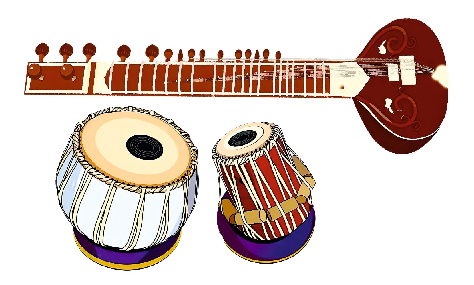 Akki World Musical_Instruments Wall Sticker for Living Room/Bedroom/Office and All Decorative Stickers (Size :- 76 X 38 cm) (B0BG38GMLJ) Amazon Price History, Amazon Price Tracker