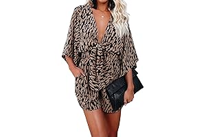 Vacation Must Have: Women's Floral Print Shorts Jumpsuit