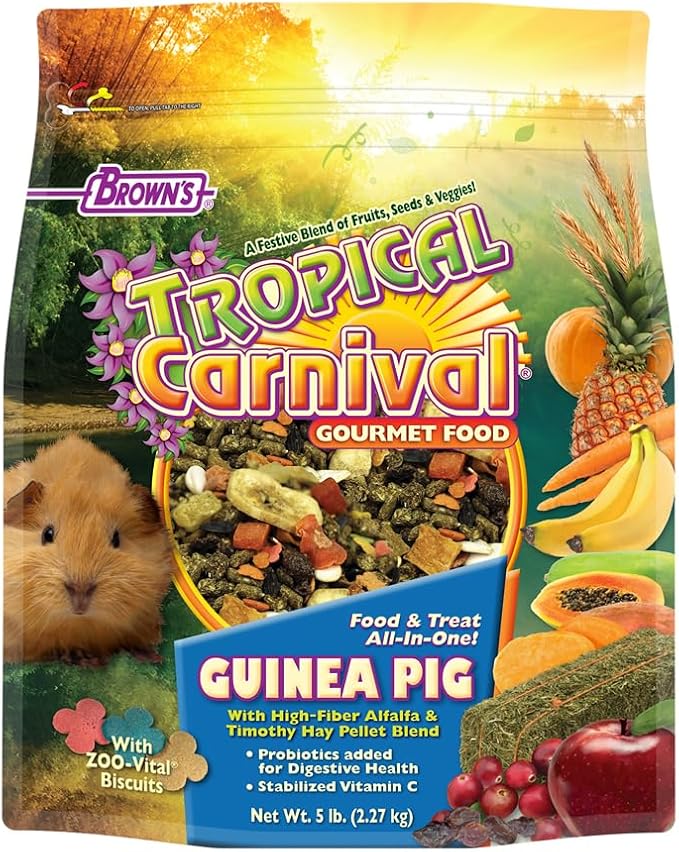 F.M. Brown's Tropical Carnival Alimento para Cobayos 5 lb miniatura 4