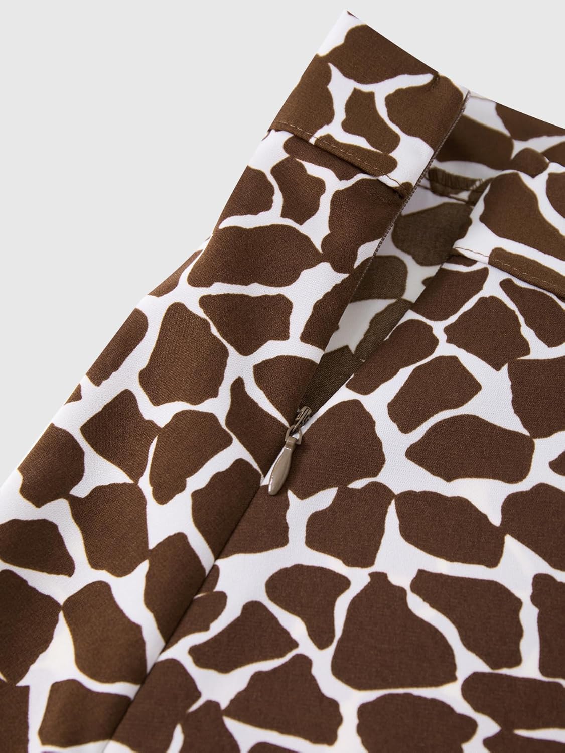 Women's 2 Piece Casual Summer Outfits Mock Neck Crop Tank Top and Printed Midi Skirt Matching Sets - Image 5