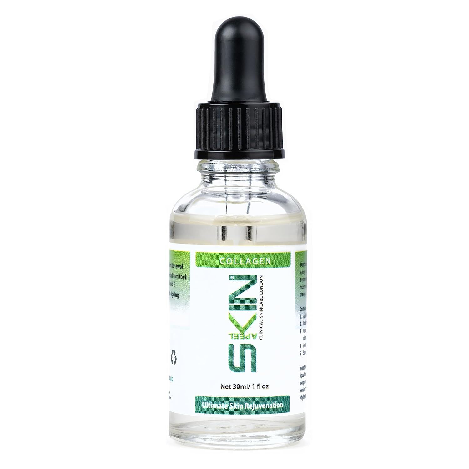 Collagen Serum 30ml 1 fl. oz Clinical Skincare London Made In UK- Use With Micro Needle Derma Roller and Stamp Collagen Serum 30ml 1 fl. oz Clinical Skincare London Made In UK- Use With Micro Needle Derma Roller and Stamp