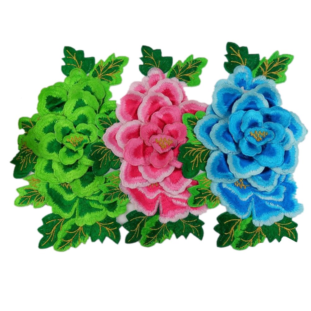 Naszywki na ubrania, DIY ubrania ozdoby do robienia torebek(Rose)