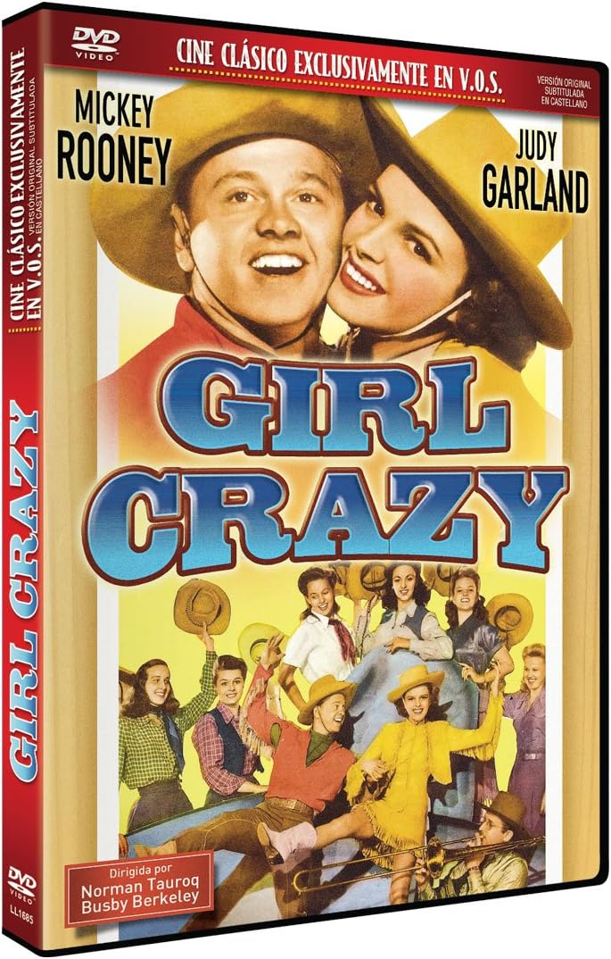 Girl Crazy (1943) - Official Region Free PAL release, plays in English without subtitles