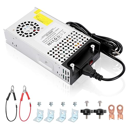 Convertidor de 110 V CA a 12 V CC, 12 V 50 A 600 W Adaptador de transformador SMPS Convertidor de CA a CC Fuente de alimentación Max 50A 600W para