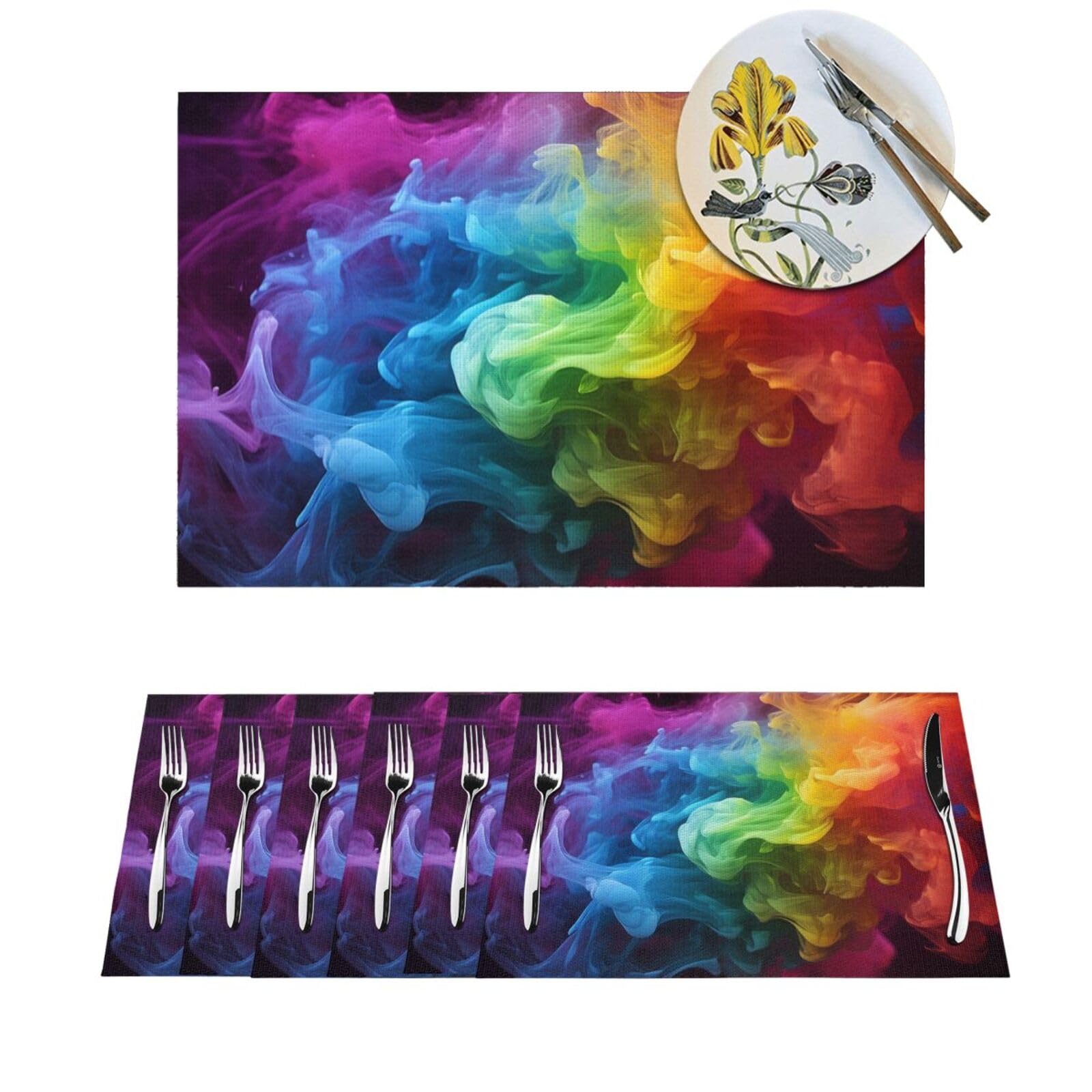 Set de table lavable en PVC fini les taches et les rayures sur votre table de cuisine