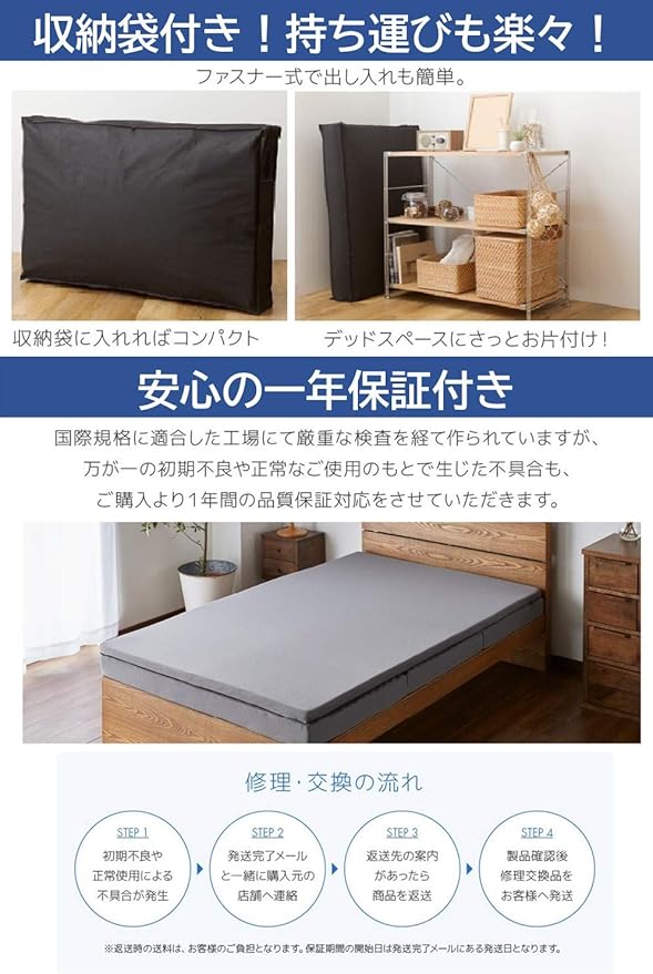 100 の保証 マットレス ダブル 高反発マットレス 敷きパッド 敷布団 収納袋付き ベッド 肌触りがいい Mahatmaacademy Com
