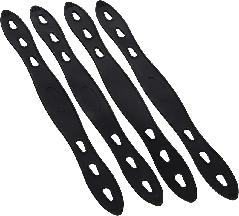 McGuire-Nicholas Replacement Rubber Straps for Knee Pads, 4 Sets | Replaces worn knee pad straps, non-slip thermo-plastic rubber, four sets included, direct fit for the 361 pad, secure hold