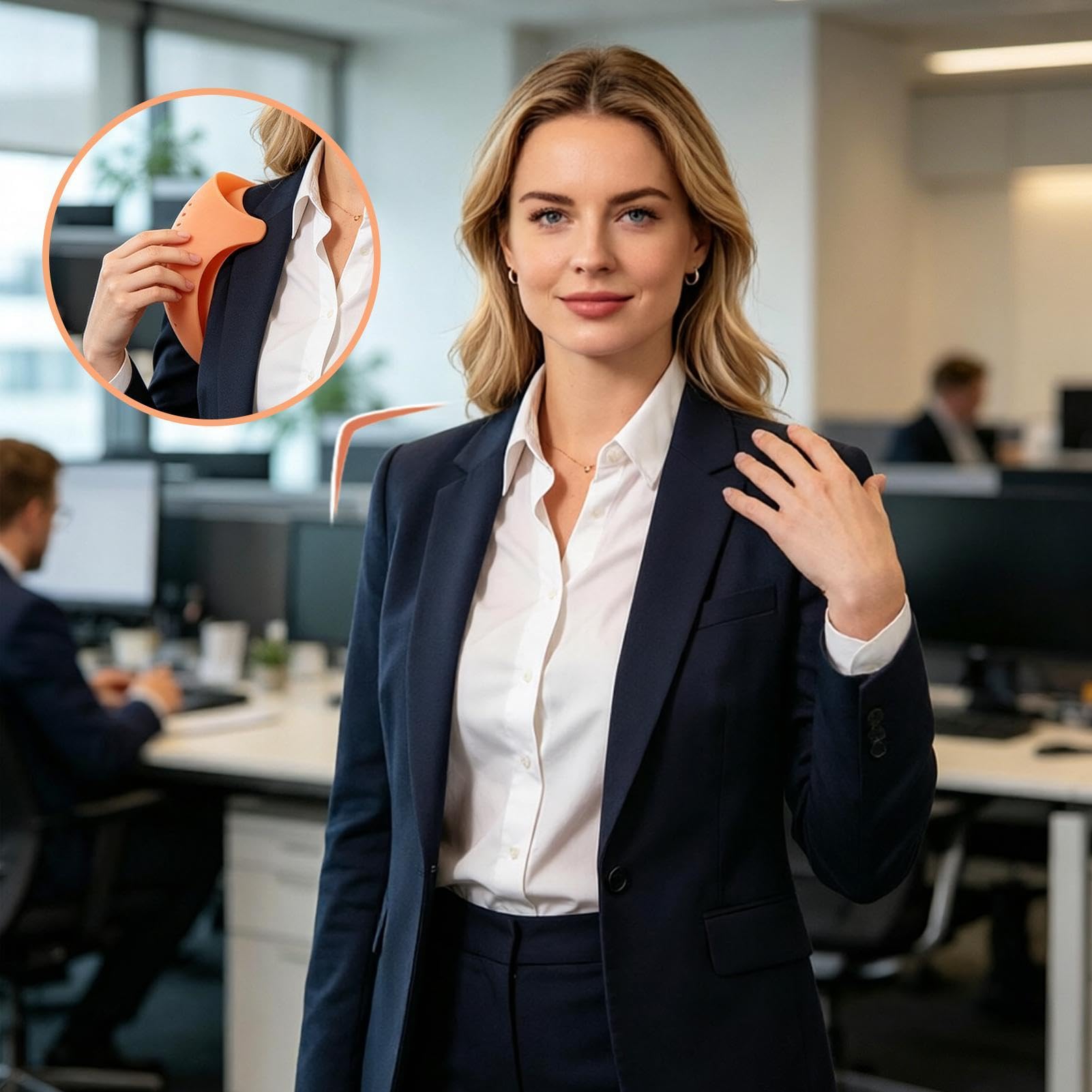 Spalline In Silicone Per Donna | Cuscinetto Invisibile Riutilizzabile Lavabile,Spalline Push-Up - Per T-Shirt, Maglioni, Giacche, Abiti, Cerimonia, Completi E Abbigliamento Quotidiano