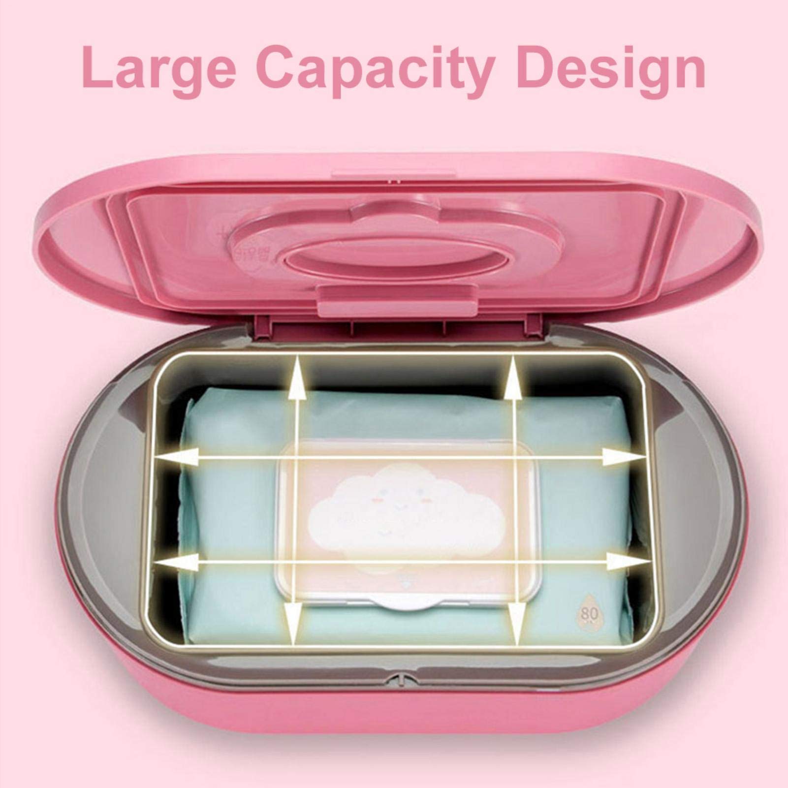 Porte-lingettes humides | Chauffe-Couches Portable | Distributeur de lingettes pour bébé de capacité, Chauffage Rapide lingettes pour bébé Chauffe-Couches