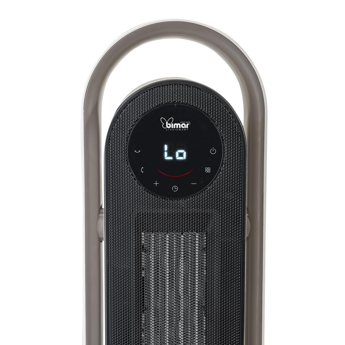 Bimar HP132 Termoventilatore PTC a Colonna 3D Elettronico, Stufetta 2000W a Basso Consumo con Telecomando e Timer 24h, Termostato Regolabile e 2 Potenze di Riscaldamento, Oscillazione Automatica