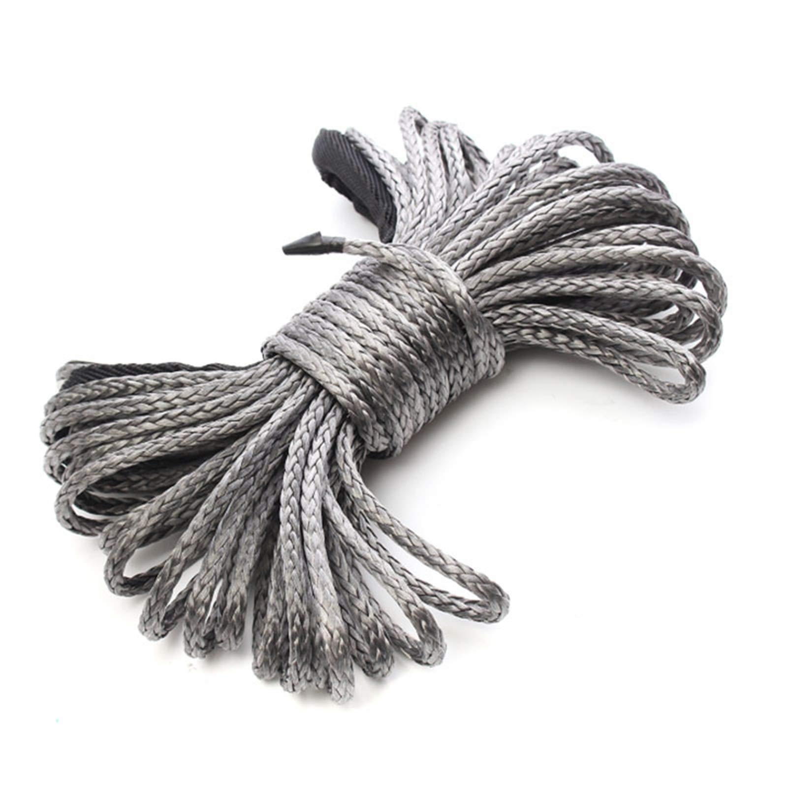 Corde de treuil de Plasma de 10 mm Rouge de 10mm * 30 m, Corde de treuil synthétique, 3/8 x 100 Câble treuil, Corde de remorquage, RéSistance à l'usure Plus Forte