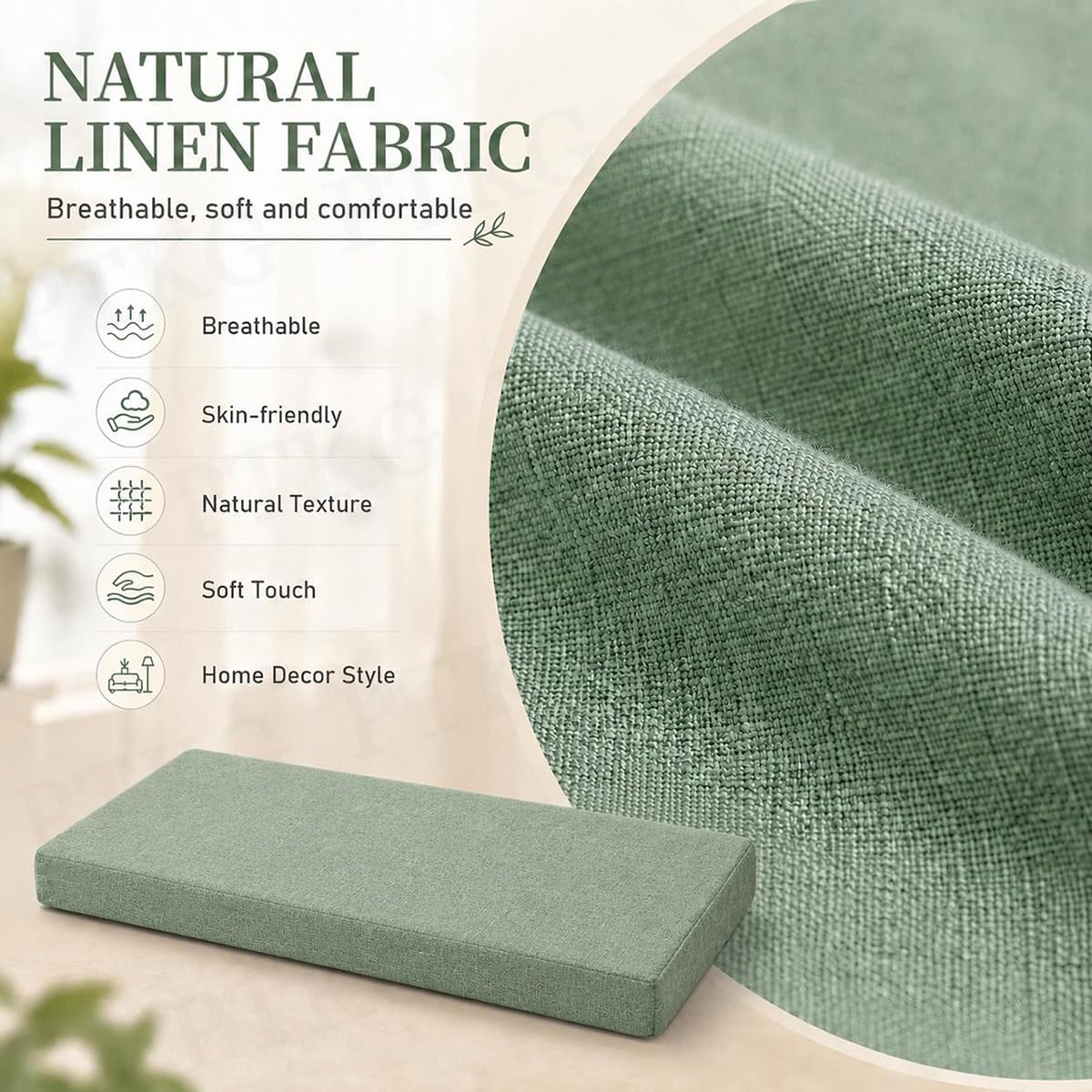 Coussin Banc 5 cm éPais DéHoussable Coussin Banquette