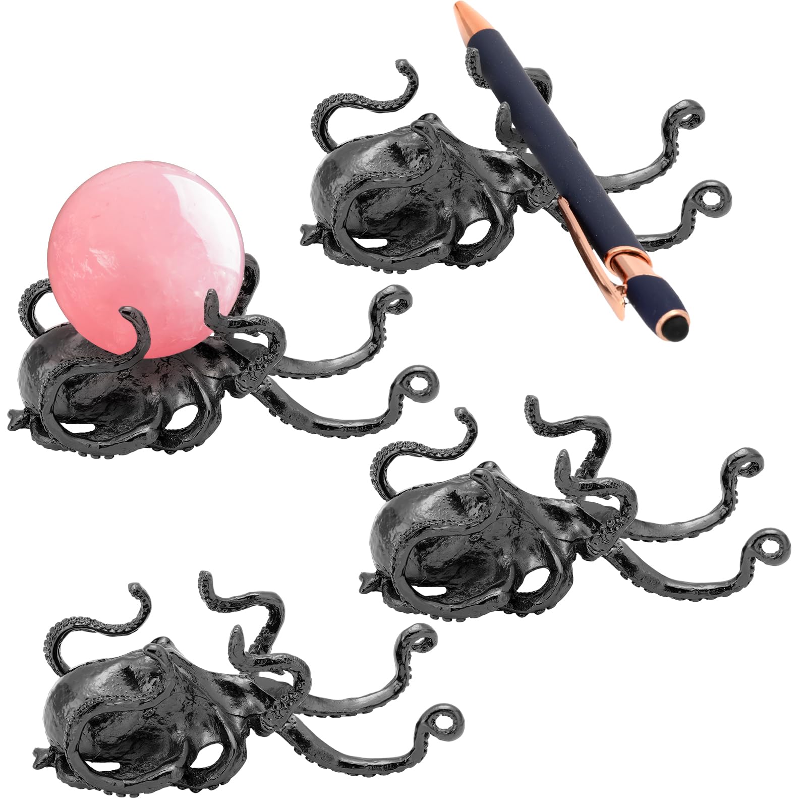 Amazon.com: Zonon 2 Pcs Metal Octopus Figurines Statue Cuttlefish