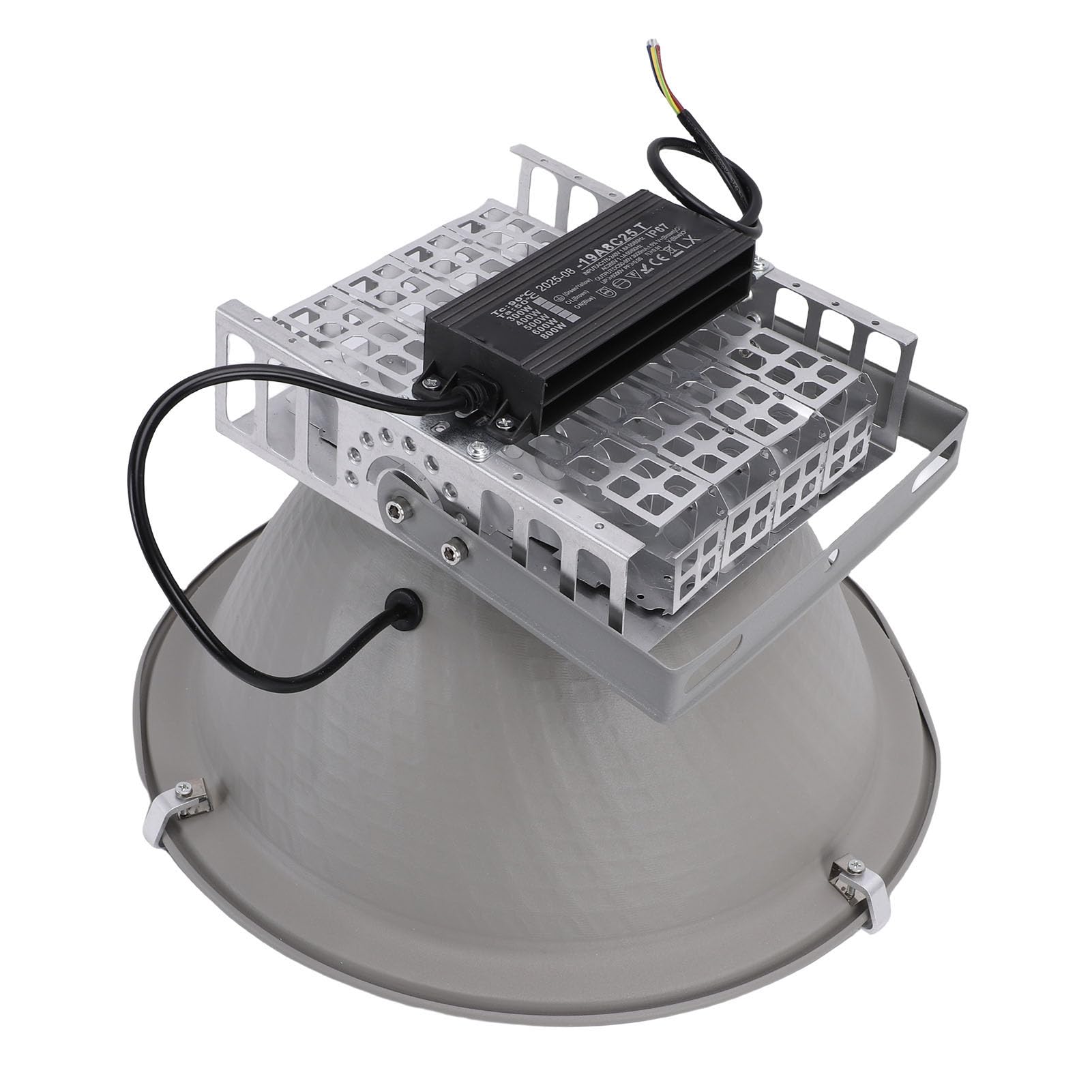 Fafeicy LED-Flutlicht, 400 W, Leistungsstarkes, Wasserdichtes Aluminium, 14,4 Zoll Außenleuchte für Turmdrehkran-Baustelle, Stadion
