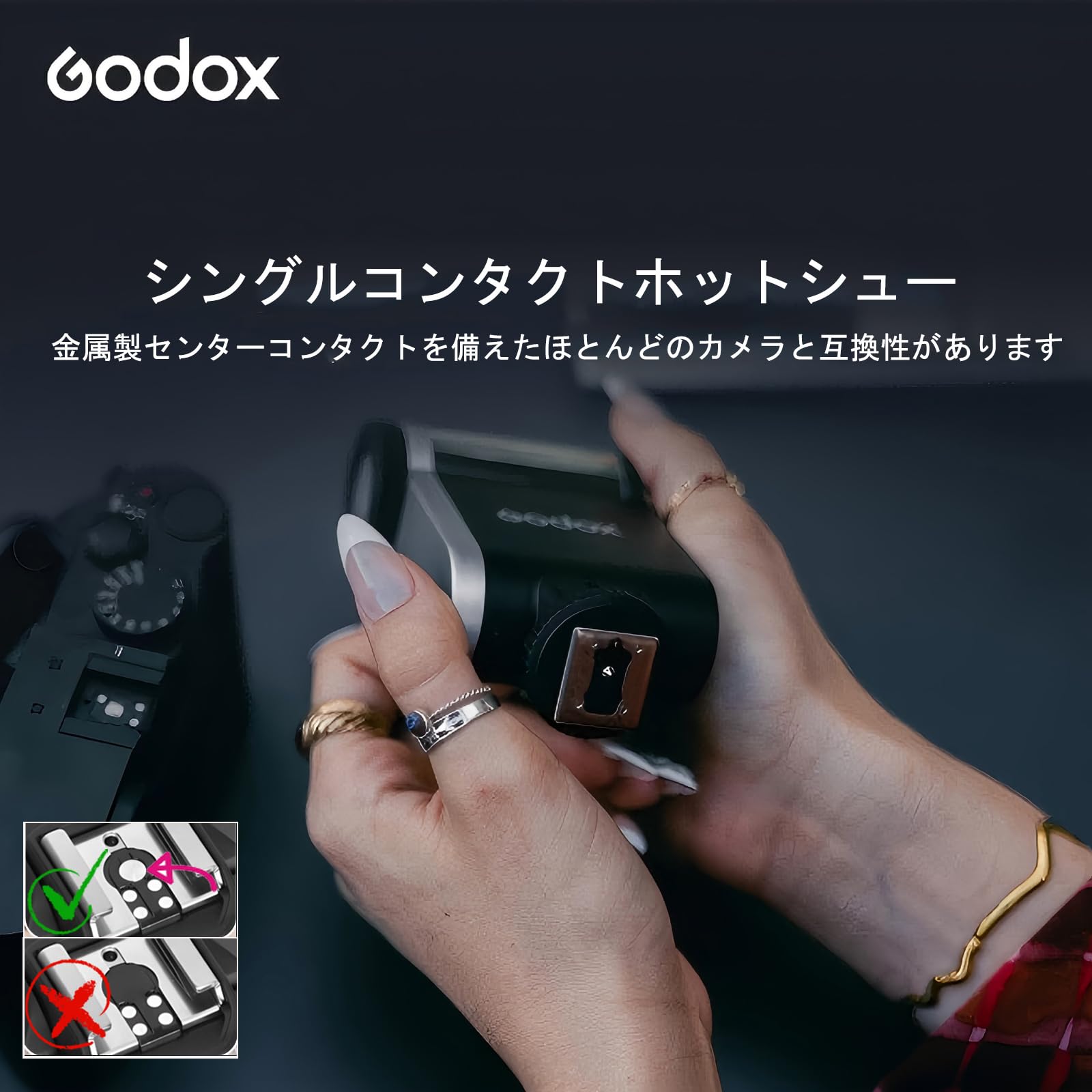 Amazon | Godox IA32 カメラフラッシュ Mini Flash for Canon Sony