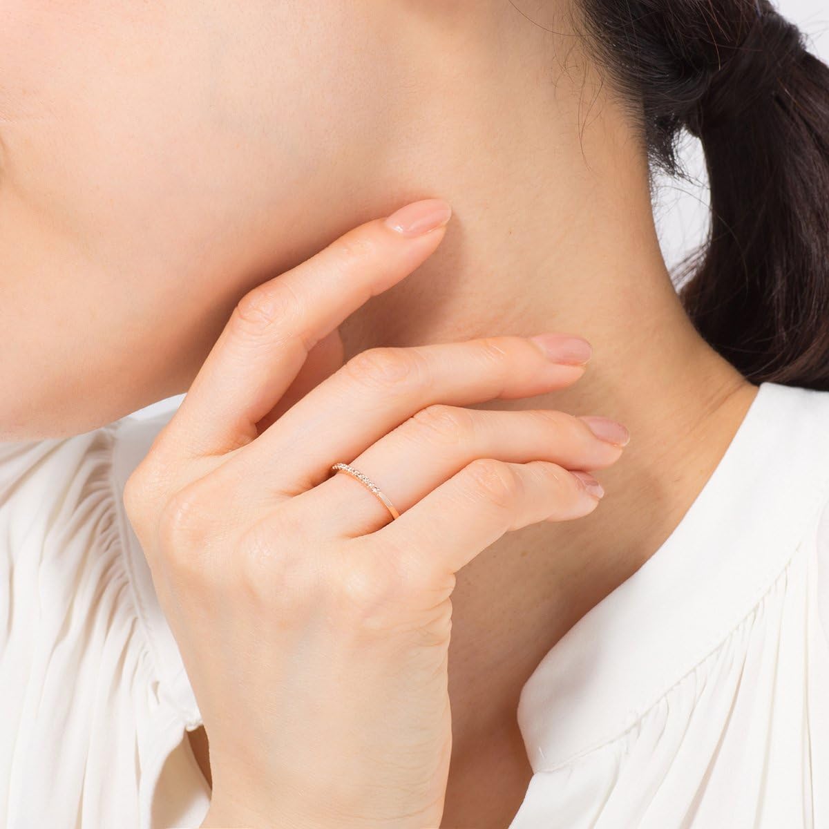 canal4℃(カナルヨンドシー)9号ダイヤモンドK10ピンクゴールド(PG