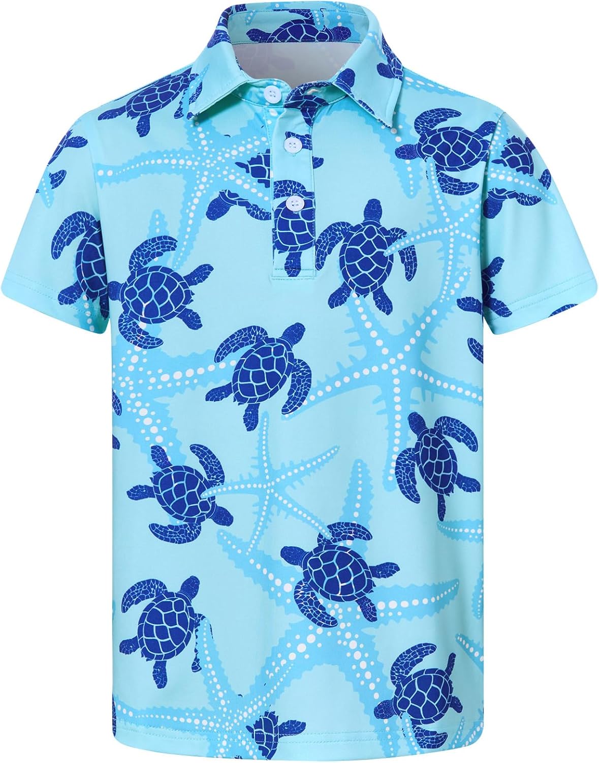 Boys Performance Polo Shirt Short Sleeve Golf Clothes for Active Casual Size 5-14