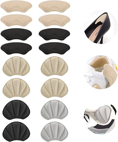 Almohadillas de talón para mujer, Varios colores