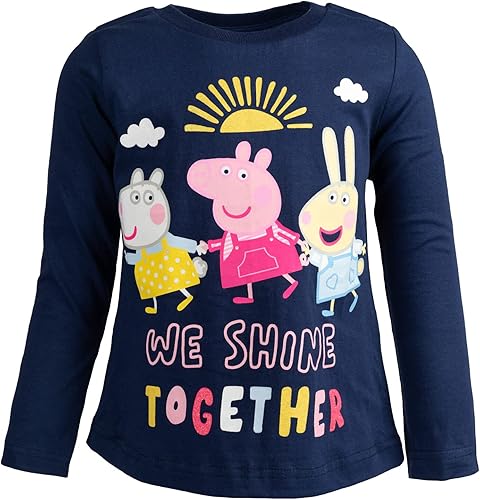 Miniatura 2 de Peppa Pig Paquete de 2 camisetas para niñas pequeñas a niños pequeños