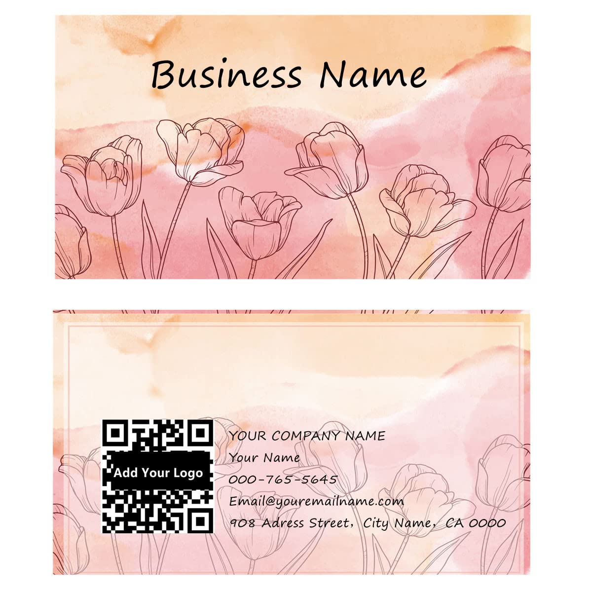 Amazon.com : Lusiaods Diy Business Card Template,Personalized Business  Cards With Design 500/200 3.5X2 Inches Premium Name Card No Additional  Charge, multicolor-4, One Size : Office Products