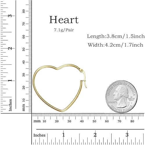 Vista 4 de MengPa Aretes de aro para mujer, chapados en oro negro, aretes de gota, joyería de moda