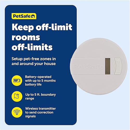 Miniatura 5 de Barreras para mascotas con rango ajustable Pawz Away de PetSafe, para gatos y perros, estimulación estática