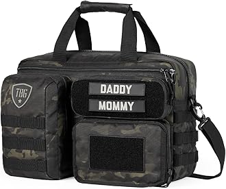 Tactical Baby Gear 4th Gen Tactical Diaper Bag for Dads w/Included Changing Mat, Stroller Straps