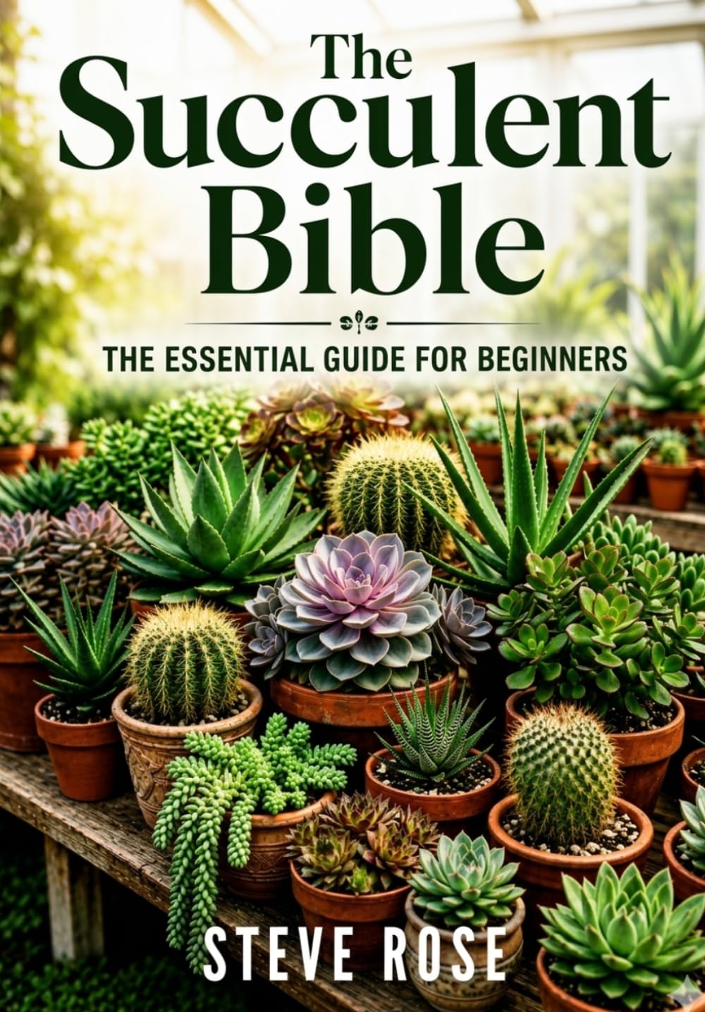THE SUCCULENT BIBLE: THE ESSENTIEL GUIDE FOR BEGINNERS: Everything You Need To Know About Succulents, From A to Z