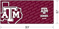 Vista 2 de YouTheFan Almohadilla de escritorio NCAA Texas A&M Aggies Logo Series