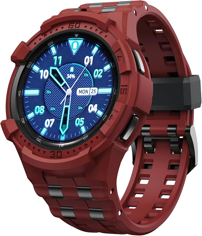 Case Compatible with Galaxy Watch 4 Classic 46mm (2021), Not for Galaxy Watch 46mm in 2018 Version