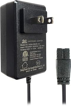 Pro Breeze Mini Dehumidifier PB-02 Power Adapter - 2-Pin Adaptor for Pro Breeze Mini Dehumidifier 1200 Cubic Feet