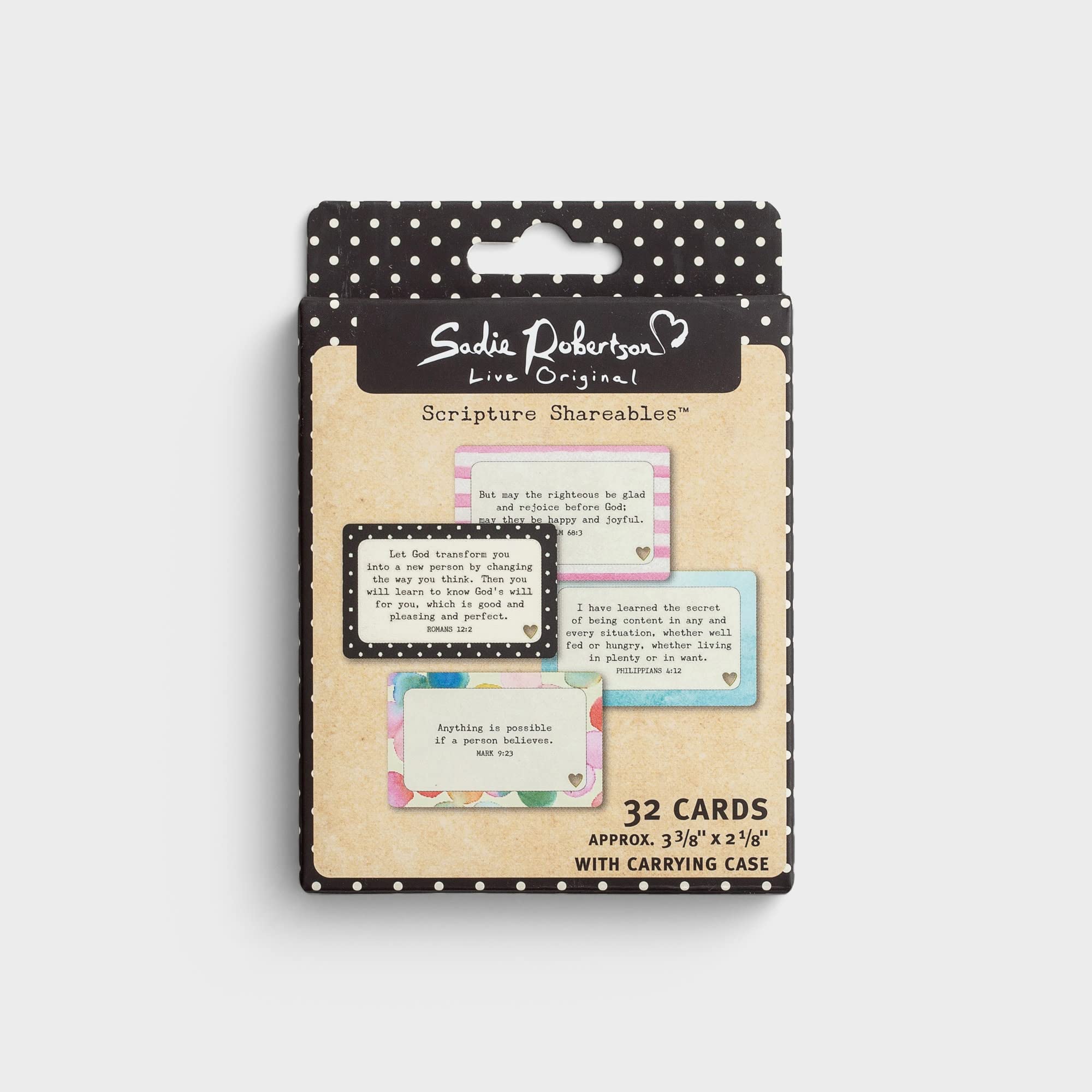 Amazon.com : Sadie Robertson - Scripture Cards - Live Original : Office  Products