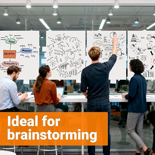 Miniatura 9 de AFMAT Almohadilla de caballete adhesivo de mesa, 20 x 23 pulgadas, soporte de caballete portátil para profesores, súper pegajoso y resistente al