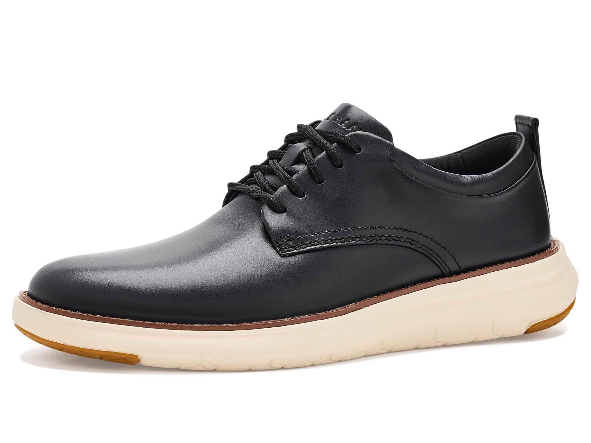 Cole Haan Men's Grand Remix Oxford, Black Smooth/Ivory, 7.5-M UK