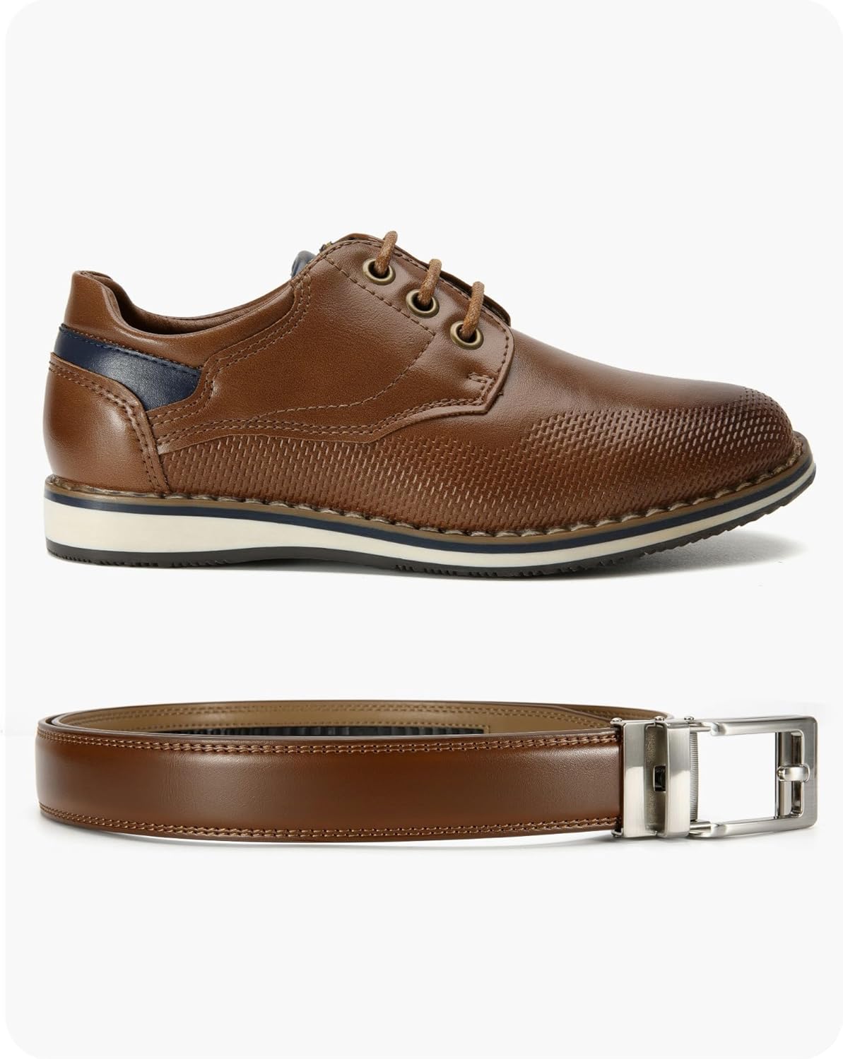 CHAOREN Ratchet Kids Belt, Dress Boys Leather Belt, 1.25" Adjustable for Casual and Formal Wear - Image 3