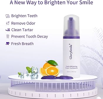 Amazon.com: GlorySmile Purple Teeth Whitening Foam, Dental Color
