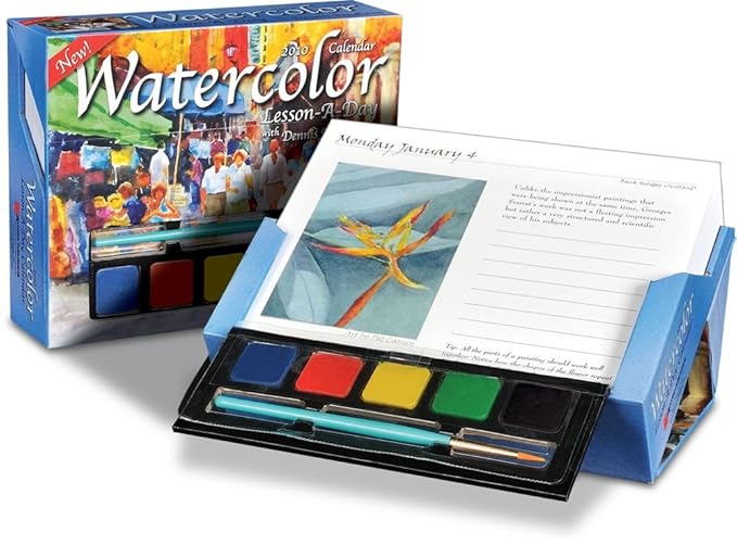 Watercolor Lesson A Day 2010 Day To Day Calendar Accord Publishing
