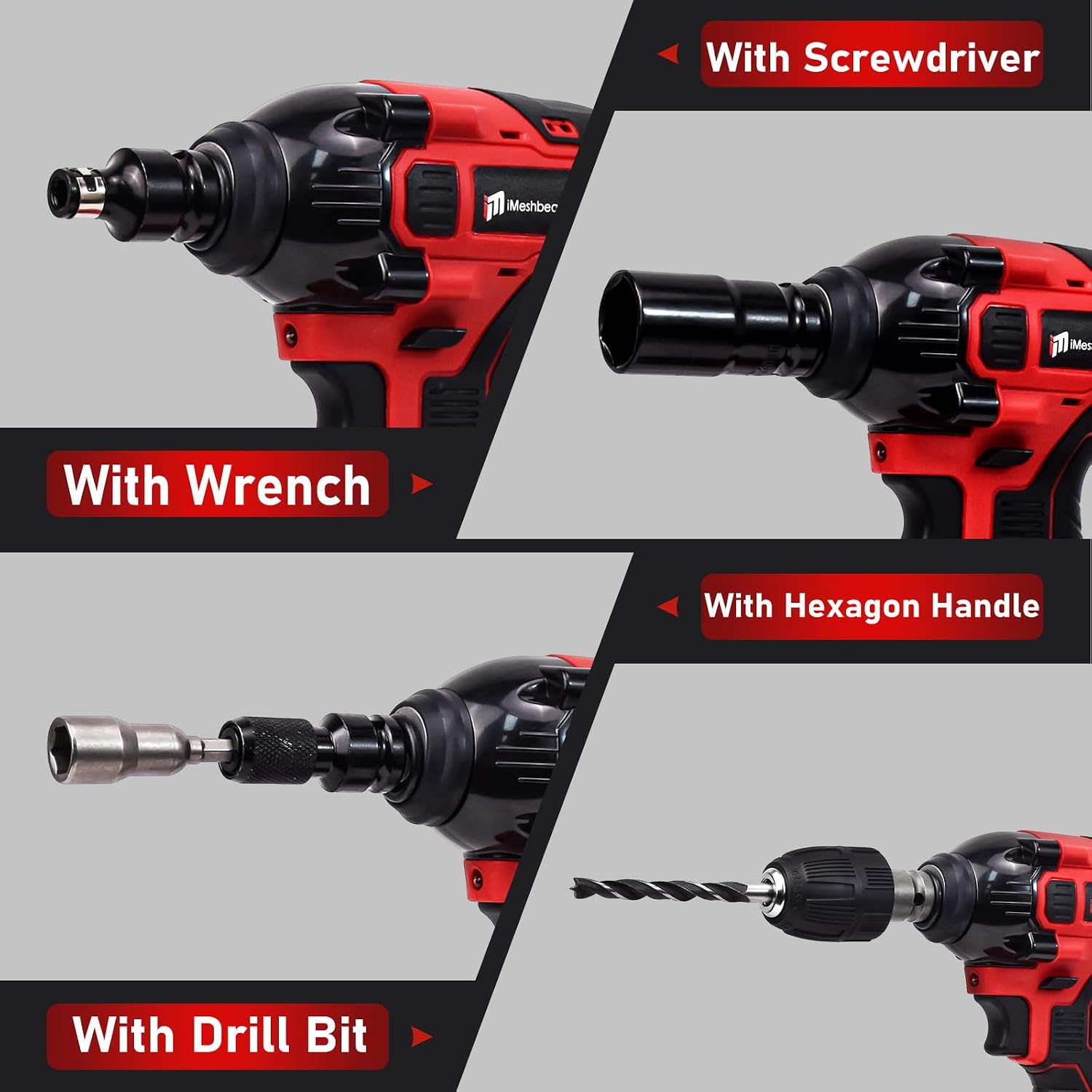 21V Cordless High Torque Impact Wrench 1/2 inch,Brushless Motor Max Torque 550N.M,Cordless Electric Impact Wrench with 1X 4.0Ah Li-ion Battery,Multiple Accessories,Belt Clip and Tool Case