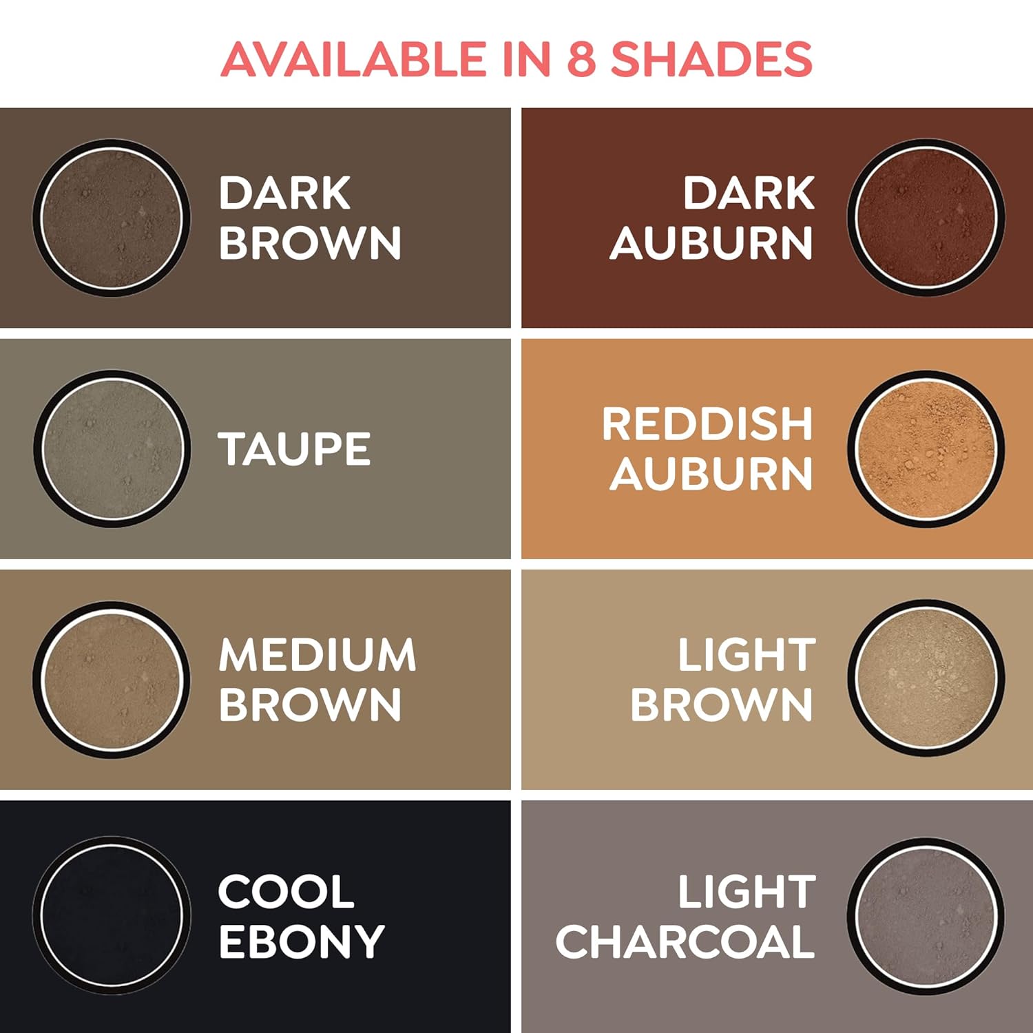 Natural Eyebrow Powder Kit Mica Brow Powder Makeup Kit with Professional Angled Brush 10 Natural Shades No Parabens or Chemicals Eyebrow Shaper Kit