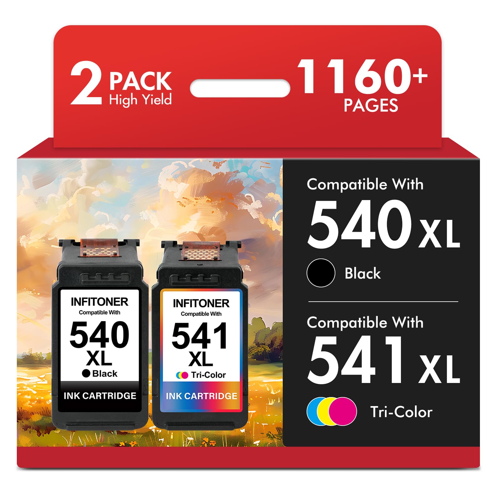 304 Druckerpatronen 5030 3750 2630 Patronen Kompatibel für HP304 XL 304XL Schwarz und Farbe Multipack für HP Envy 5030 5000 5032 5010 Deskjet 3750 2630 3700 2600 3760 2630 3730 Drucker (2er-Pack)