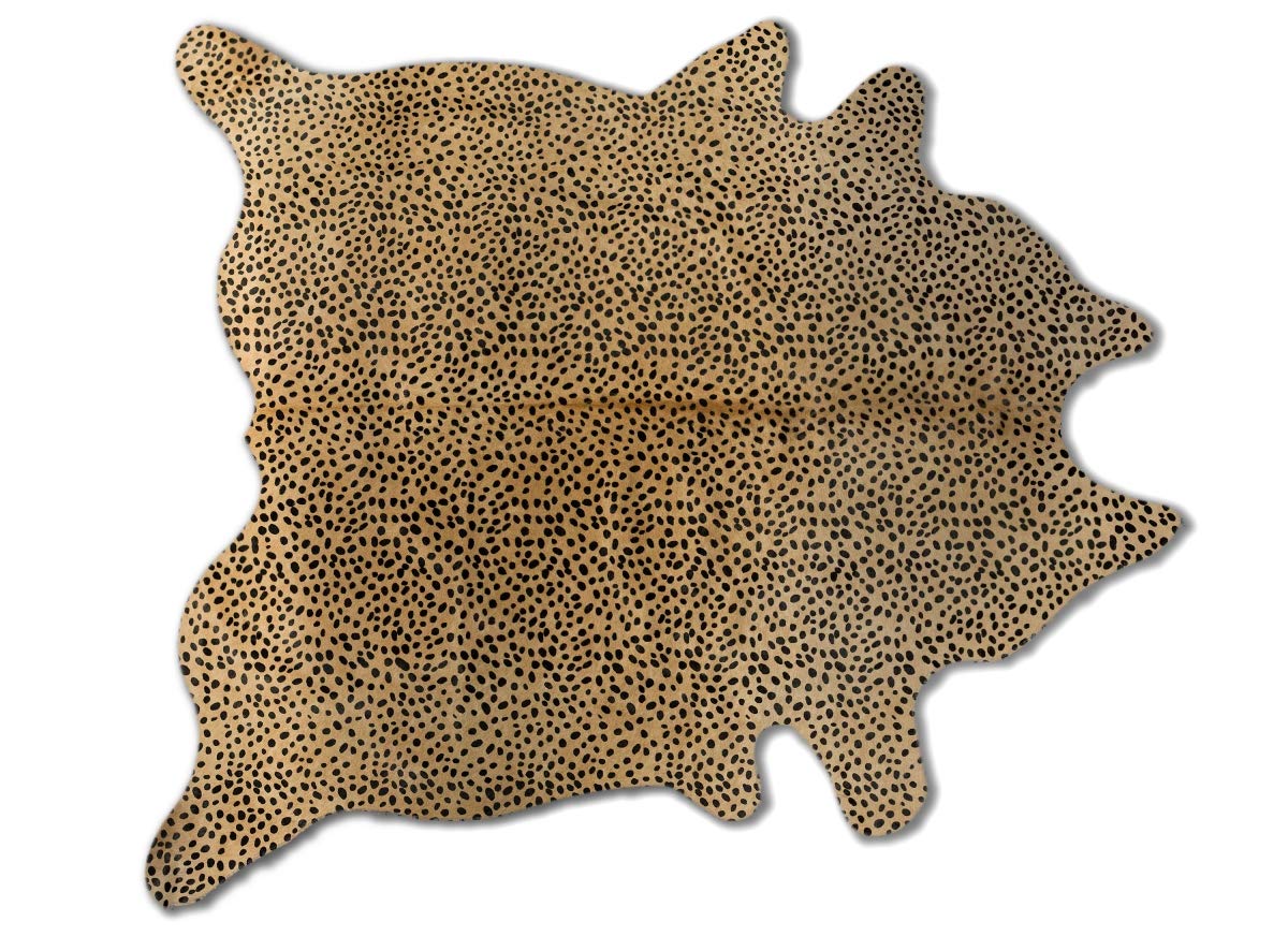 6 x 7 ft. Togo Cowhide Rug - Cheetah