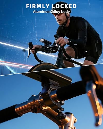 Miniatura 8 de Luces de bicicleta superbrillantes para montar en la noche, faro de bicicleta de montaña recargable por USB, impermeable, 6+4 modos de luz para