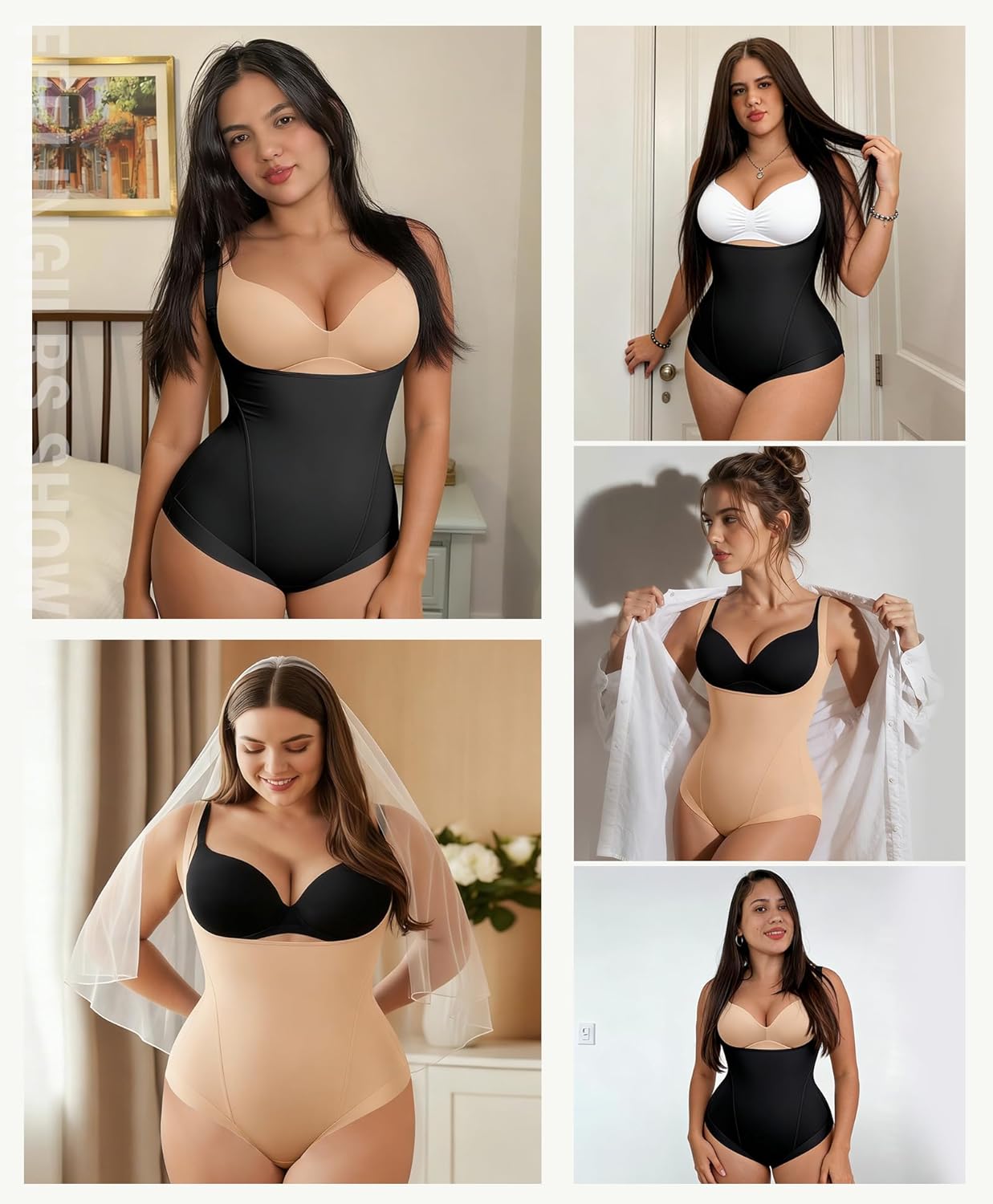 FeelinGirl Fajas Colombianas Moldeadoras Tummy Control Shapewear for Women Faja Body Shaper