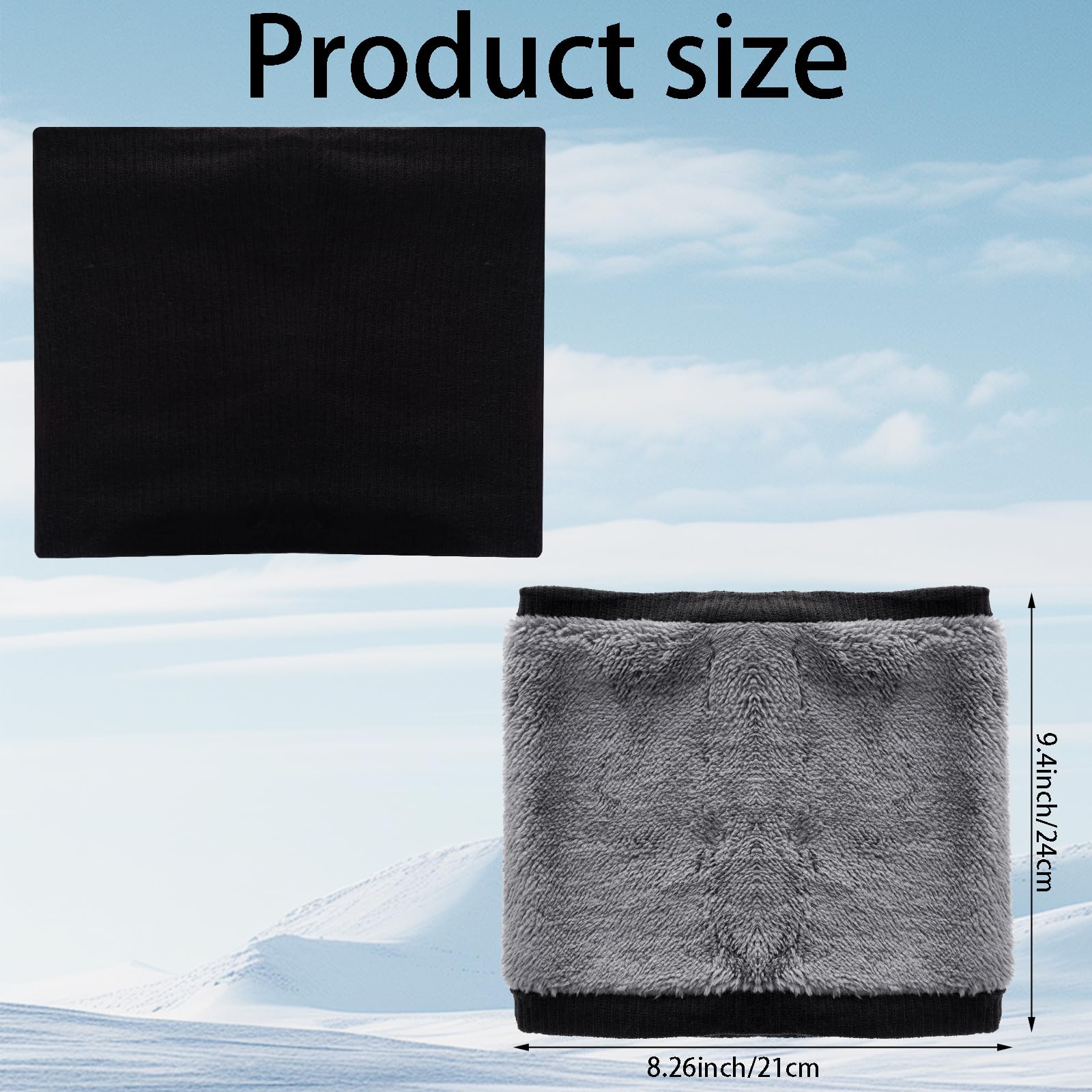 Paquete de 3 fundas de cuello de forro polar de invierno para hombres, polainas de cuello de invierno para hombres y mujeres, cubierta de cuello de invierno para hombre y esquí