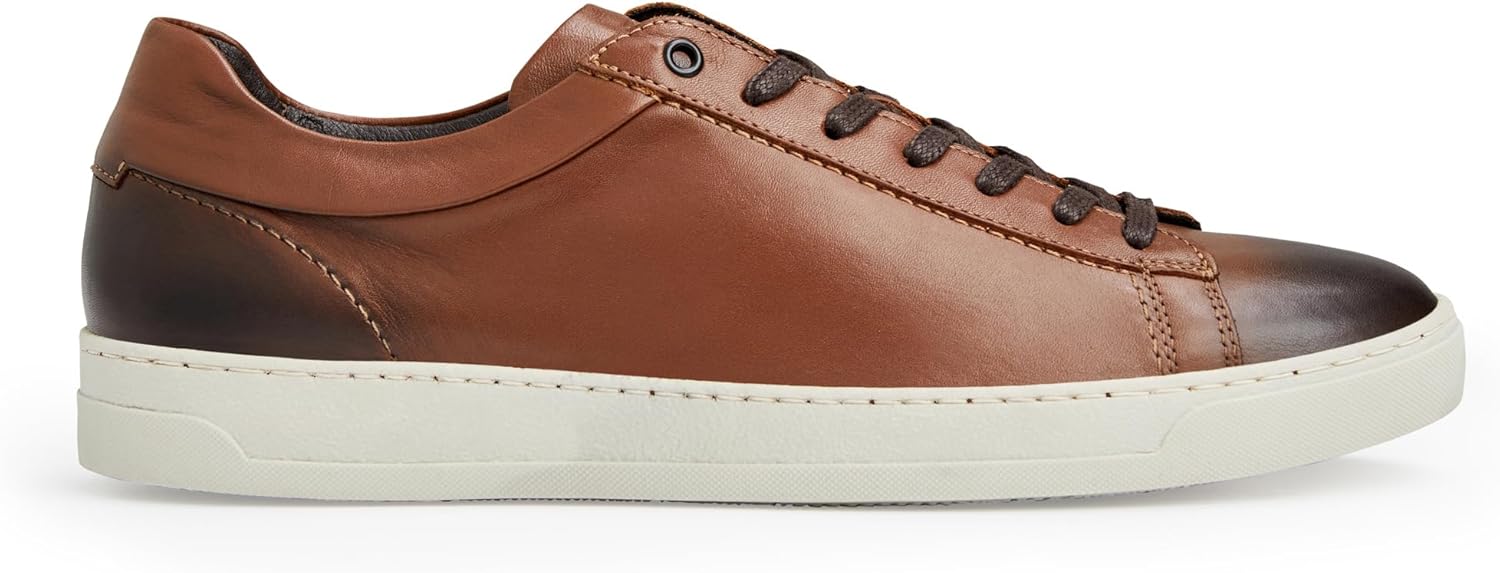 Bruno Magli - Men's Diego Sneakers, Luxurious Italian Leather, Cognac, 11.5 - Image 2